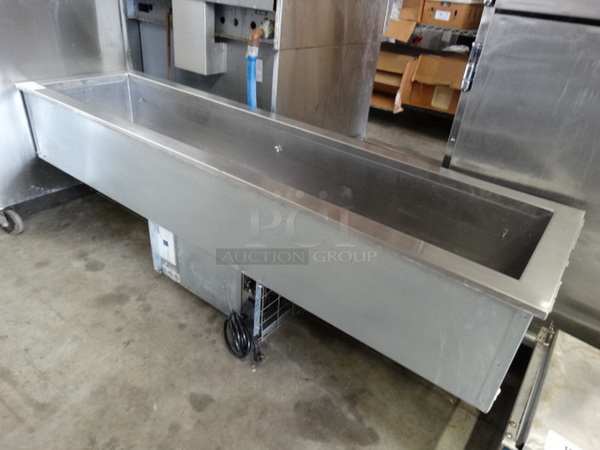 NICE! 2001 Delfield Model 8168NB Stainless Steel Commercial Cold Pan Drop In. 115 Volts, 1 Phase. 67.5x18x22. Tested and Working! - Image 2 of 6