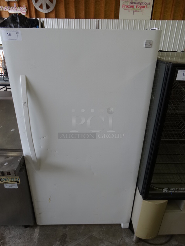 Kenmore Model 253.70722410 Single Door Reach In Cooler. 115 Volts, 1 Phase. 34x32x67. Tested and Working! - Image 1 of 8