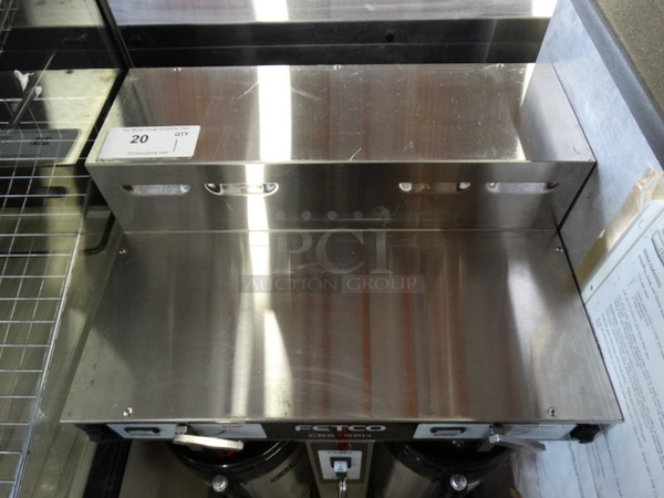 NICE! Fetco Model CBS-52H Stainless Steel Commercial Countertop Dual Coffee Machine w/ Hot Water Dispenser and 2 Stainless Steel Satellites. 21x16.5x34.5 - Image 4 of 7