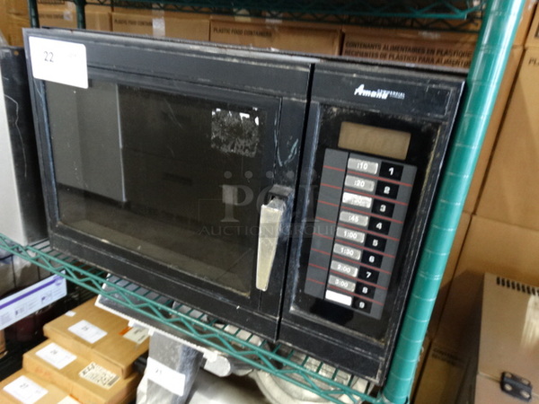Amana Commercial Countertop Microwave Oven. 21.5x19x14 - Image 3 of 5