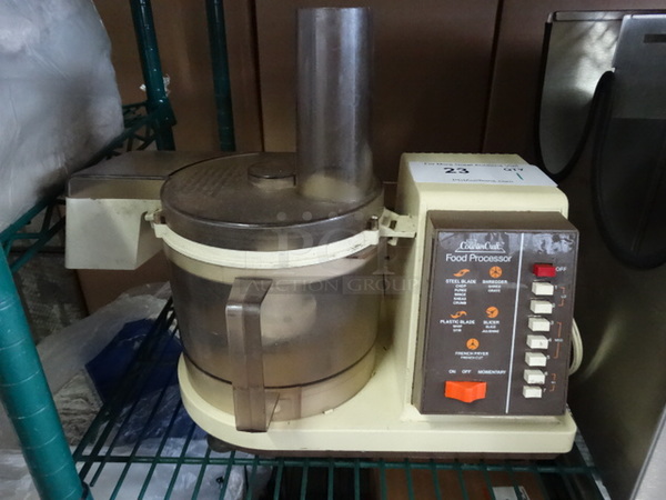 Sears CounterCraft Poly Countertop Food Processor. 14x9x13. Tested and Working!