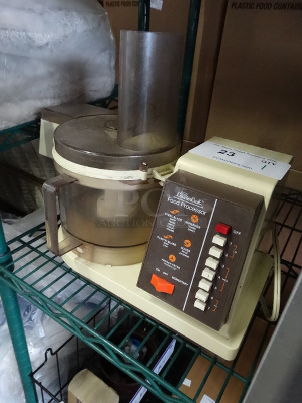 Sears CounterCraft Poly Countertop Food Processor. 14x9x13. Tested and Working! - Image 2 of 5