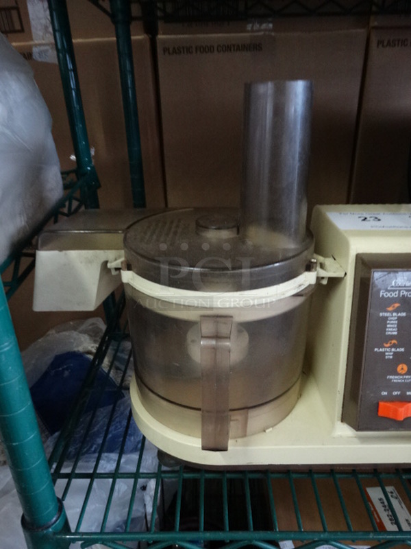 Sears CounterCraft Poly Countertop Food Processor. 14x9x13. Tested and Working! - Image 5 of 5
