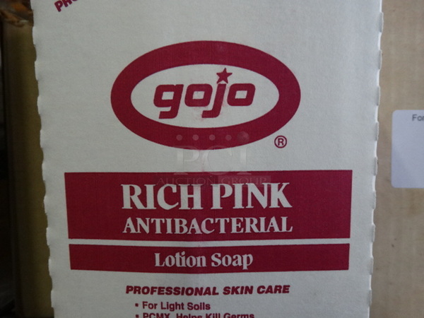 2 Cases of Go Jo Rich Pink Antibacterial Lotion Soap. 4 Per Case. 5x3.5x9. 2 Times Your Bid! - Image 2 of 3