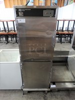 NICE! Henny Penny Model HC900 Stainless Steel Commercial Pass Through Heated Holding Cabinet. 24x32x71. Cannot Test Due To Plug Style