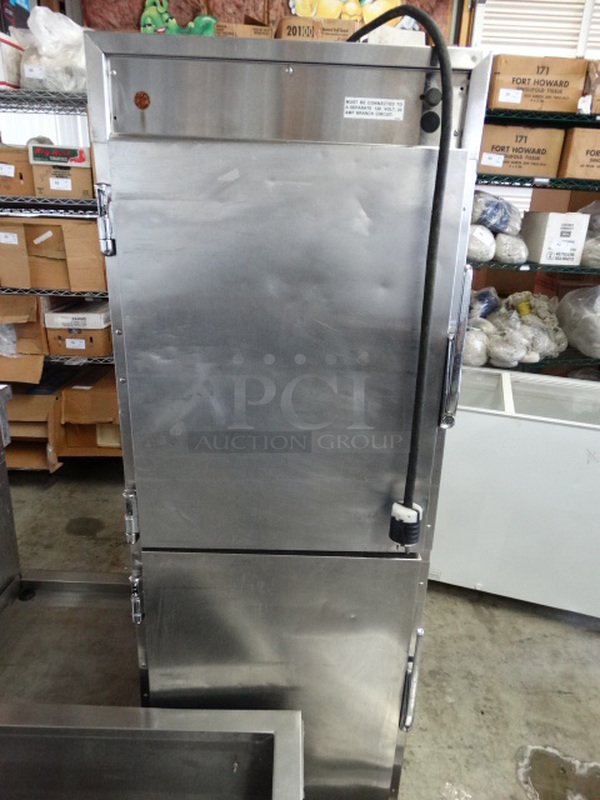 NICE! Henny Penny Model HC900 Stainless Steel Commercial Pass Through Heated Holding Cabinet. 24x32x71. Cannot Test Due To Plug Style - Image 8 of 8