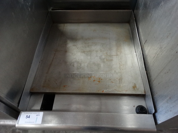 NICE! Stainless Steel Commercial Countertop Gas Powered Flat Top Griddle. 24x32.5x14 - Image 4 of 5