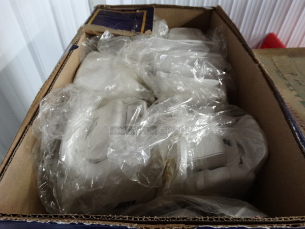 6 White Poly Hand Sanitizer Dispensers. 6 Times Your Bid! - Image 2 of 5