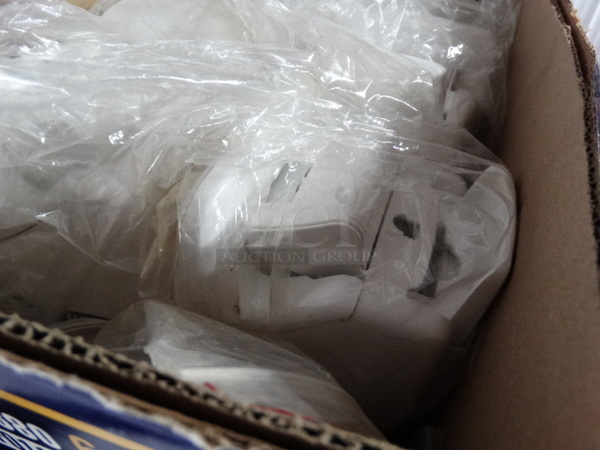 6 White Poly Hand Sanitizer Dispensers. 6 Times Your Bid! - Image 4 of 5