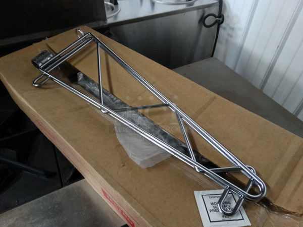 ALL ONE MONEY! Lot of 6 Chrome Finish Brackets! 20.5x1.5x7.5 - Image 2 of 5