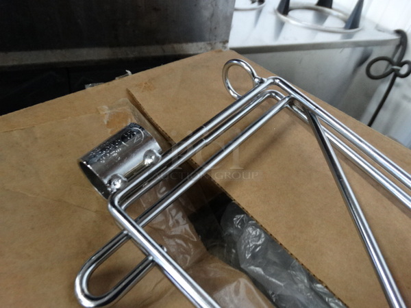 ALL ONE MONEY! Lot of 6 Chrome Finish Brackets! 20.5x1.5x7.5 - Image 3 of 5