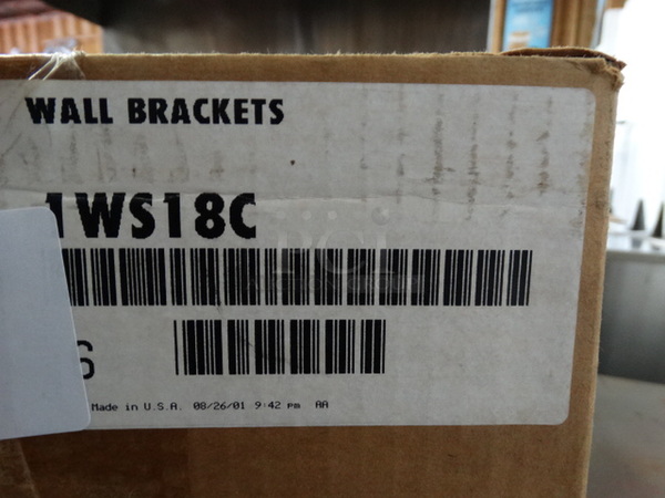 ALL ONE MONEY! Lot of 6 Chrome Finish Brackets! 20.5x1.5x7.5 - Image 5 of 5
