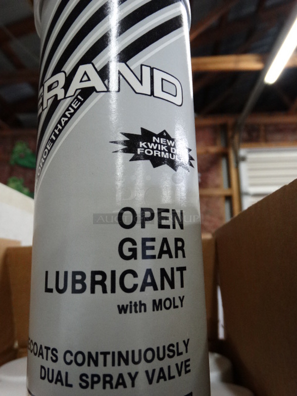 ALL ONE MONEY! Lot of 12 Cans of Open Gear Lubricant with Moly! - Image 2 of 3