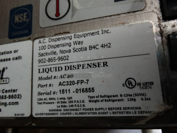 NICE! SureShot Model AC20 Stainless Steel Commercial Countertop Flavor Dispenser. 120 Volts, 1 Phase. 13x22x27 - Image 7 of 7