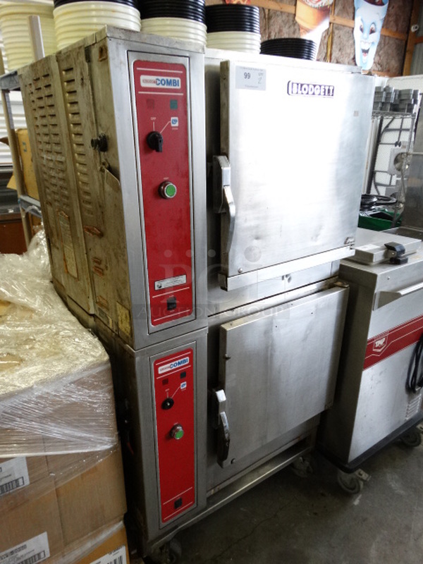 2 GORGEOUS! Blodgett Model BCS-6/AA Stainless Steel Commercial Electric Powered Combi Convection Ovens on Commercial Casters. 208 Volts, 3 Phase. 36x31x68. 2 Times Your Bid! - Image 3 of 9