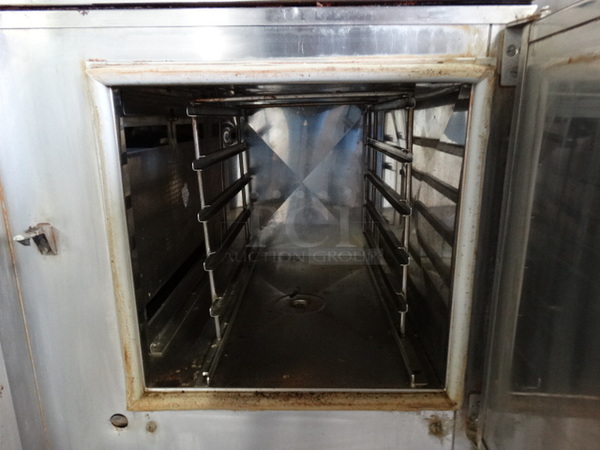 2 GORGEOUS! Blodgett Model BCS-6/AA Stainless Steel Commercial Electric Powered Combi Convection Ovens on Commercial Casters. 208 Volts, 3 Phase. 36x31x68. 2 Times Your Bid! - Image 6 of 9