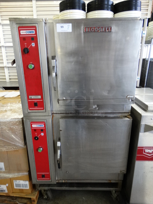 2 GORGEOUS! Blodgett Model BCS-6/AA Stainless Steel Commercial Electric Powered Combi Convection Ovens on Commercial Casters. 208 Volts, 3 Phase. 36x31x68. 2 Times Your Bid! - Image 9 of 9