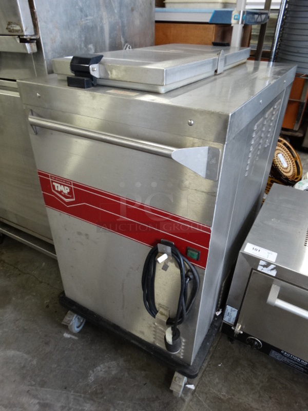 NICE! Stainless Steel Commercial 2 Well Heated Plate Return on Commercial Casters. 26x38x45. Cannot Test Due To Plug Style - Image 2 of 8