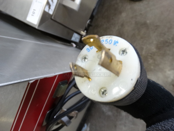 NICE! Stainless Steel Commercial 2 Well Heated Plate Return on Commercial Casters. 26x38x45. Cannot Test Due To Plug Style - Image 6 of 8