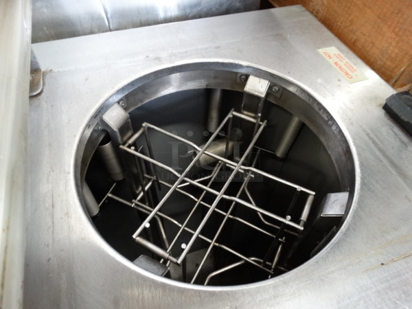 NICE! Stainless Steel Commercial 2 Well Heated Plate Return on Commercial Casters. 26x38x45. Cannot Test Due To Plug Style - Image 8 of 8