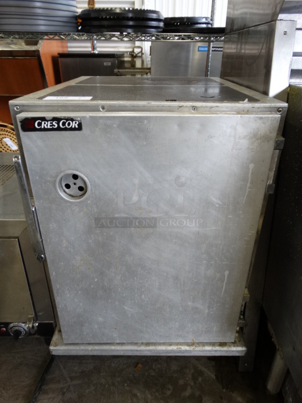CresCor Metal Commercial Single Door Cabinet on Commercial Casters. 24x31x34