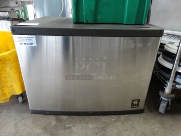 NICE! Manitowoc Model QY0455W Stainless Steel Commercial Ice Machine Head. 115 Volts, 1 Phase. 30x24.5x22