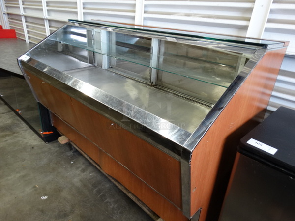 NICE! Federal Stainless Steel Commercial Floor Style Open Grab N Go Merchandiser on Dolly. 72x34.5x43. Cannot Test - Unit Was Previously Hardwired - Image 3 of 7