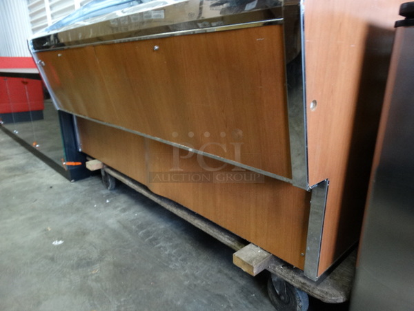 NICE! Federal Stainless Steel Commercial Floor Style Open Grab N Go Merchandiser on Dolly. 72x34.5x43. Cannot Test - Unit Was Previously Hardwired - Image 5 of 7