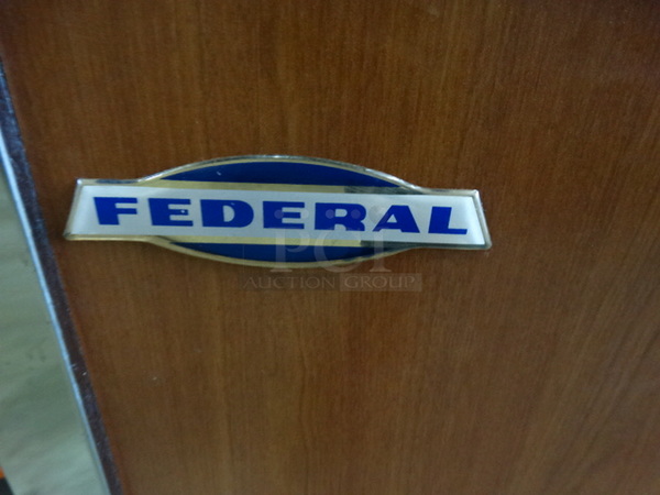 NICE! Federal Stainless Steel Commercial Floor Style Open Grab N Go Merchandiser on Dolly. 72x34.5x43. Cannot Test - Unit Was Previously Hardwired - Image 7 of 7