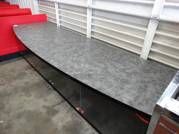 Gray and Black Soda Station. Appears To Be New! 120x38x31 - Image 2 of 5