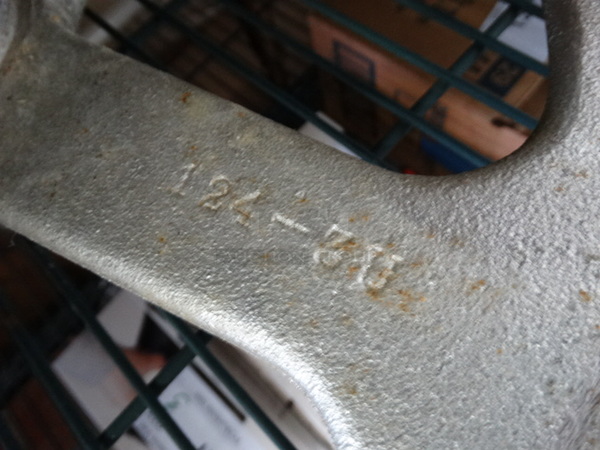 Metal Commercial Wheel for Meat Saw. 18x17x4 - Image 3 of 3
