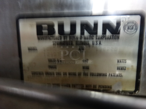 Bunn Stainless Steel Commercial Server on Bunn Model RWS-2 Stainless Steel Commercial Server Stand. 10x15x15 - Image 5 of 5