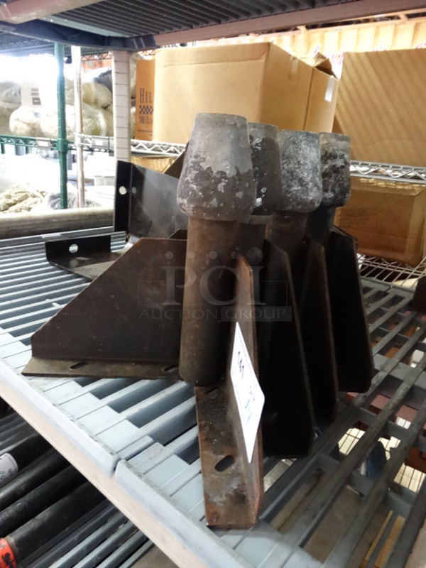 4 Metal Convection Oven Legs. 9.5". 4 Times Your Bid! - Image 3 of 3