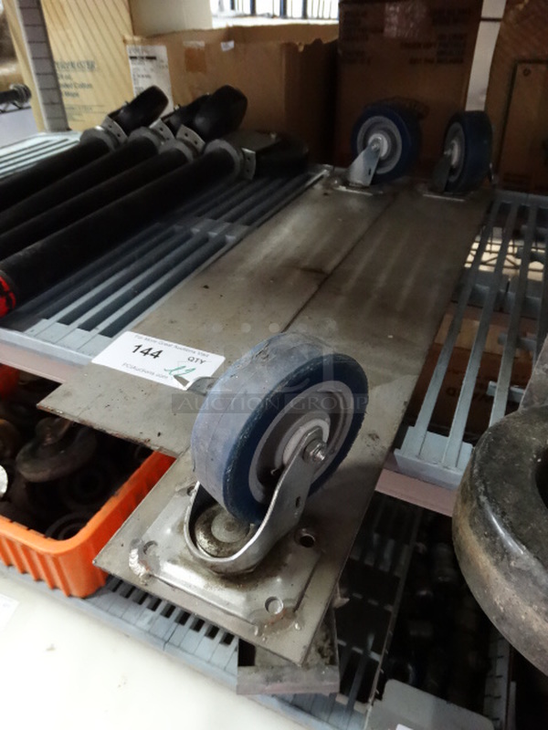 2 Pieces w/ Casters. 30x5x5, 25x5x5. 2 Times Your Bid! - Image 3 of 3