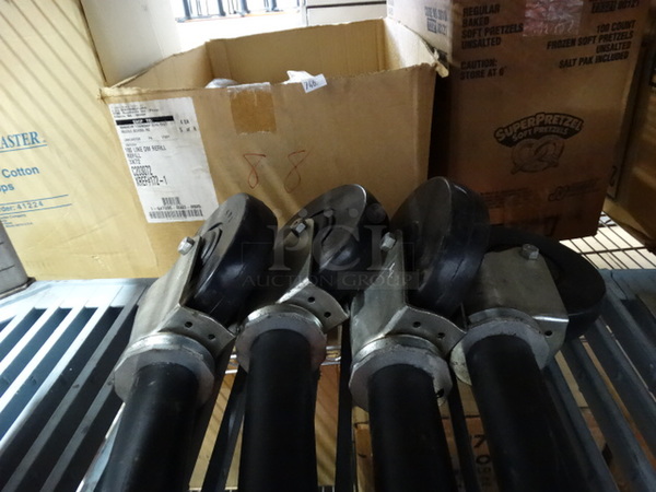4 Metal Legs on Commercial Casters. 24.5". 4 Times Your Bid! - Image 4 of 4