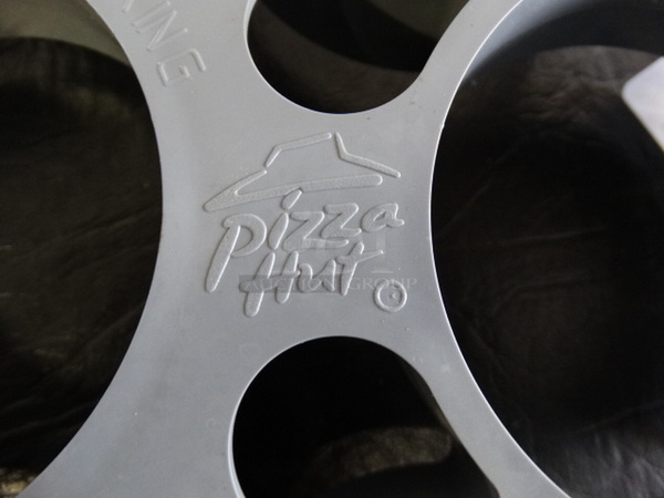 5 Pizza Hut Gray Poly 9 Compartment Collar. 13x13x1. 5 Times Your Bid!  - Image 4 of 5