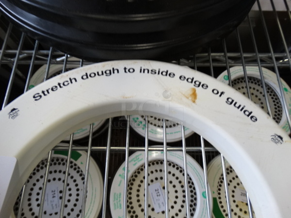 2 Pizza Hut White Poly Pizza Dough Training Disks. 13.5x13.5x1.5. 2 Times Your Bid! - Image 2 of 3