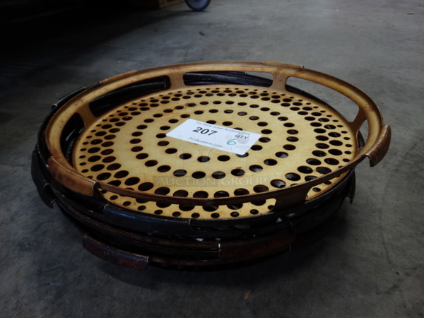6 Pizza Hut PFS12MIASH Metal Perforated Pizza Baking Shields. 14x14x1.5. 6 Times Your Bid! - Image 2 of 3