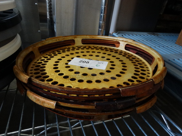 6 Pizza Hut PFS12MIASH Metal Perforated Pizza Baking Shields. 14x14x1.5. 6 Times Your Bid! - Image 1 of 3