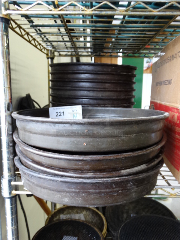 14 Metal Round Baking Pans. 13x13x2. 14 Times Your Bid! - Image 2 of 3