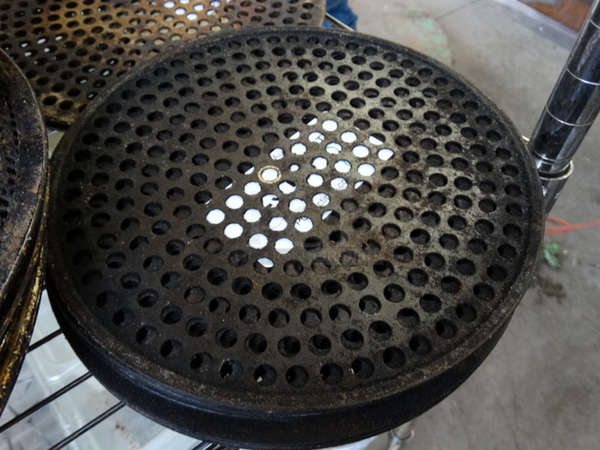 8 Metal Round Perforated Baking Sheets. 10x10. 8 Times Your Bid! - Image 3 of 3
