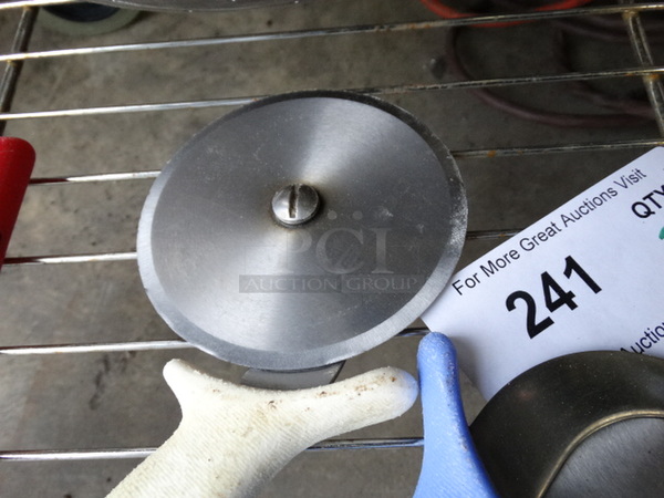 2 Metal Pizza Pie Cutters. 9". 2 Times Your Bid! - Image 3 of 3