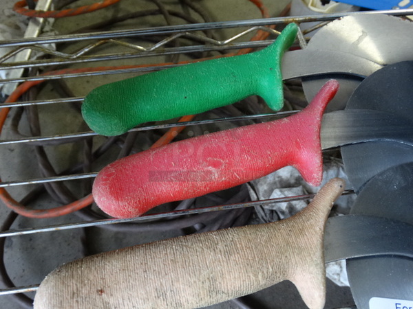 3 Metal Pizza Pie Cutters. 10". 3 Times Your Bid! - Image 3 of 3