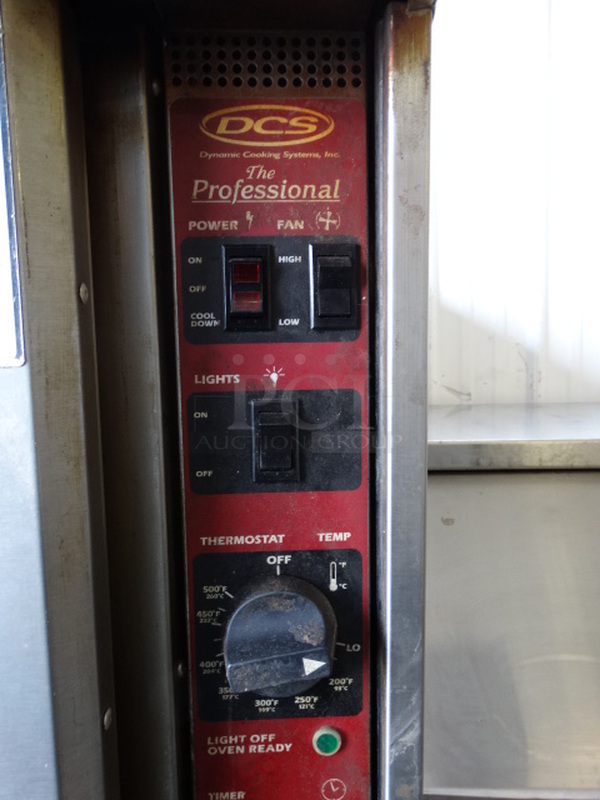 2 SWEET! DCS Stainless Steel Commercial Gas Powered Full Size Convection Ovens w/ Solid Doors, Metal Oven Racks and Thermostatic Controls. 38x44x69. 2 Times Your Bid! - Image 2 of 8