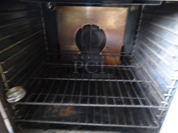 2 SWEET! DCS Stainless Steel Commercial Gas Powered Full Size Convection Ovens w/ Solid Doors, Metal Oven Racks and Thermostatic Controls. 38x44x69. 2 Times Your Bid! - Image 7 of 8