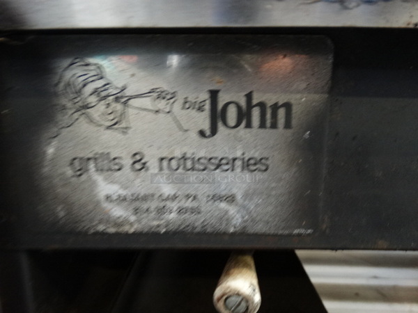 NICE! Big John Metal Commercial Gas Powered Grill on Commercial Casters. 41x23x34 - Image 10 of 11