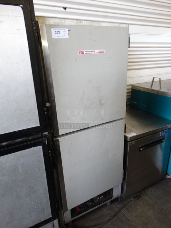 Metro Model C199 FlavorHold Metal Commercial 2 Half Size Door Holding Cabinet on Commercial Casters. 28x33x69. Cannot Test Due To Plug Style - Image 2 of 8
