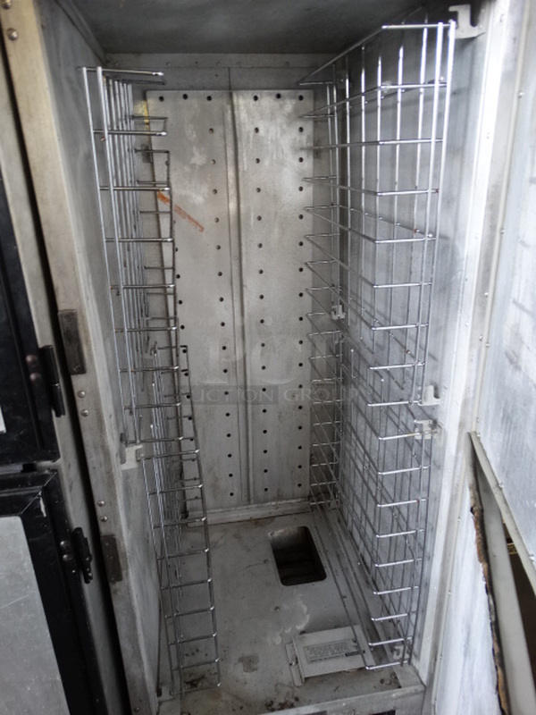 Metro Model C199 FlavorHold Metal Commercial 2 Half Size Door Holding Cabinet on Commercial Casters. 28x33x69. Cannot Test Due To Plug Style - Image 5 of 8