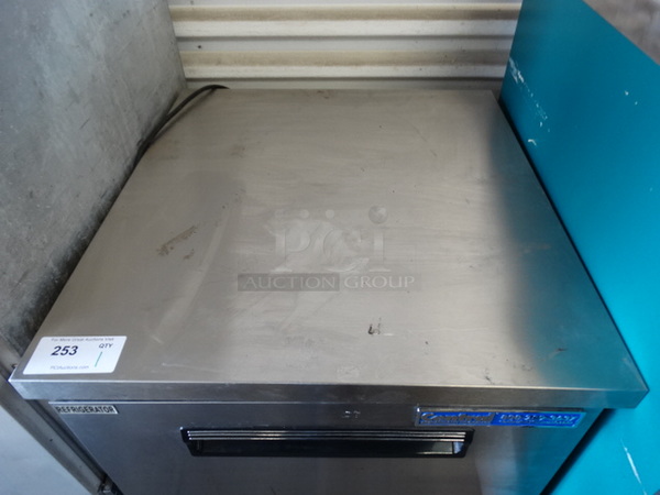 NICE! Central Model 69K-050 Stainless Steel Commercial Single Door Undercounter Cooler. 115 Volts, 1 Phase. 27.5x30x33. Tested and Working! - Image 4 of 6