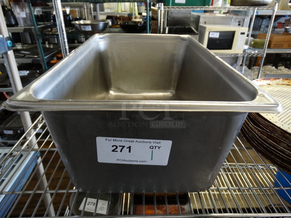 Stainless Steel Full Size Drop In Bin. 1/1x8